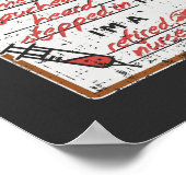 Ich bin eine Krankenschwester Poster (Ecke)