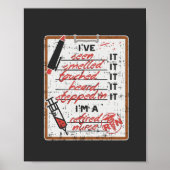 Ich bin eine Krankenschwester Poster (Vorne)