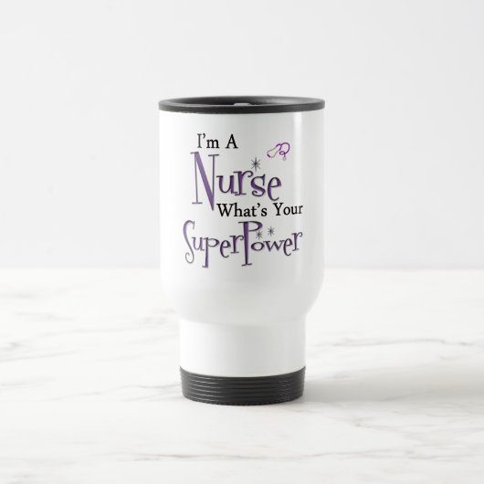 Ich bin eine Krankenschwester Reisebecher (Mittel)