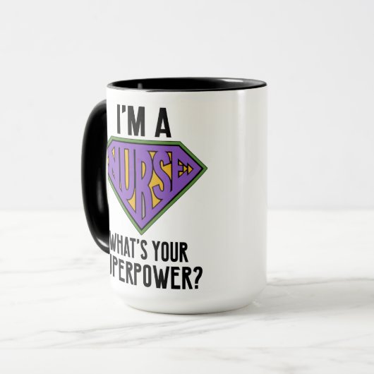 Ich bin eine Krankenschwester, was bin Ihre Tasse (Vorderseite Links)