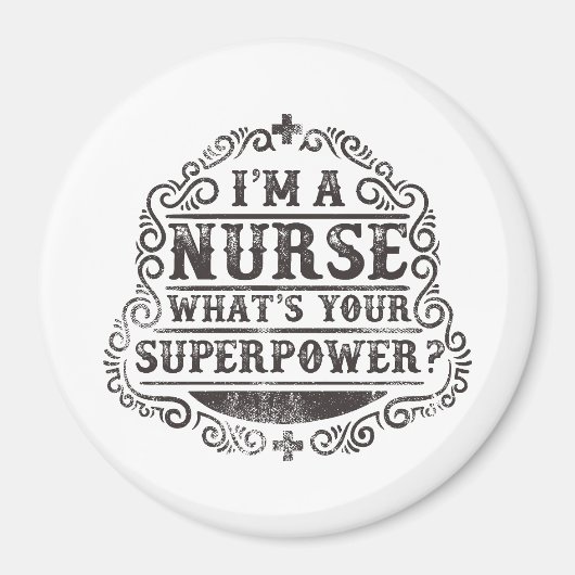 Ich bin eine Krankenschwester, was deine Supermach Magnet (Vorne)