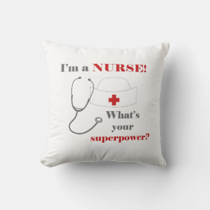 Ich bin eine Krankenschwester, was ist dein Superh Kissen