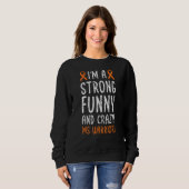 Ich bin eine Kriegerin gegen Multiple Sklerose, Fr Sweatshirt (Vorne ganz)