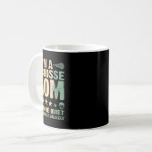 Ich bin eine Lacrosse Mama Funny Lacrosse Mama Pla Kaffeetasse (Vorderseite Links)