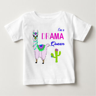 Ich bin eine Lama/Drama-Königin Baby T-shirt