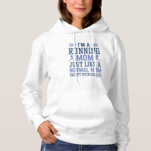 Ich bin eine laufende Mama Hoodie