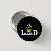 Ich bin eine Legende Button (Vorne & Hinten)