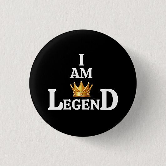 Ich bin eine Legende Button (Vorderseite)