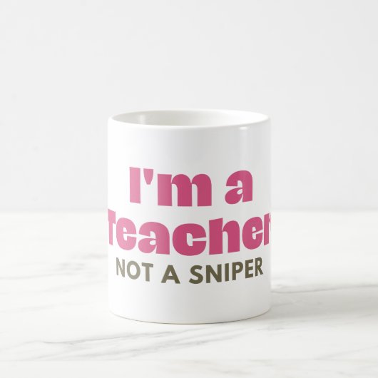 Ich bin eine Lehrerschulreform Kaffeetasse (Mittel)