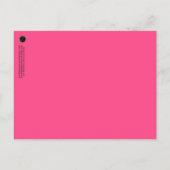 Ich bin eine liebenswerte Postkarte (Rückseite)