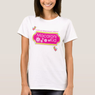 "Ich bin eine Macaroni-Mama" Angepasster Langschlä T-Shirt