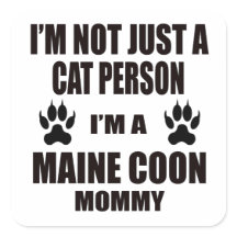 Ich bin eine Maine Coon Mommy