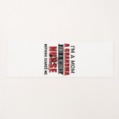 Ich bin eine Mama ein Oma und eine ermüdete Kranke Yogamatte (Vorderseite (Horizontal))