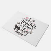 Ich bin eine Mama für Hunde Fußmatte (Schrägansicht)
