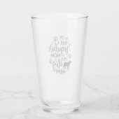 Ich bin eine Mama für Hunde Glas (Rückseite)
