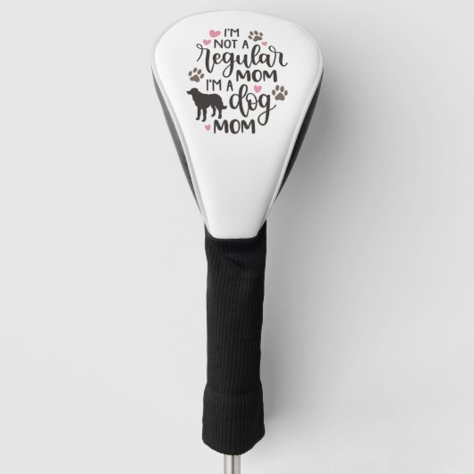 Ich bin eine Mama für Hunde Golf Headcover (Vorderseite)