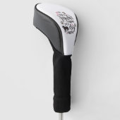 Ich bin eine Mama für Hunde Golf Headcover (angewinkelt)