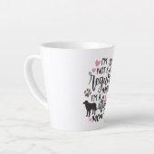 Ich bin eine Mama für Hunde Milchtasse (Linke Ecke)