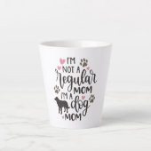 Ich bin eine Mama für Hunde Milchtasse (Vorderseite)
