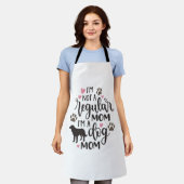 Ich bin eine Mama für Hunde Schürze (Getragen)