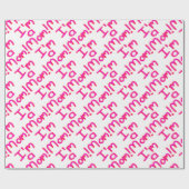 Ich bin eine MAMA! Geschenkpapier (Flach)