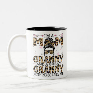 Ich bin eine Mama Granny Großes nichts macht mich Zweifarbige Tasse