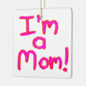 Ich bin eine MAMA! Keramikornament (Links)