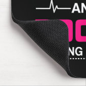 Ich bin eine Mama und ein Arzt, nichts macht mich  Mousepad (Ecke)