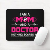 Ich bin eine Mama und ein Arzt, nichts macht mich  Mousepad (Mit Mouse)