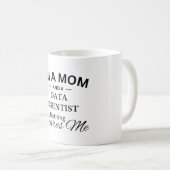 Ich bin eine Mama und ein Datenwissenschaftler, de Kaffeetasse (VorderseiteRechts)
