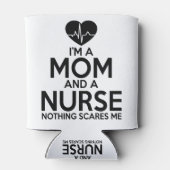 Ich bin eine Mama und ein Krankenpfleger, der mir Dosenkühler (Rückseite)