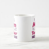 Ich bin eine Mama und ein Lehrer, mir ist nichts w Kaffeetasse (Mittel)