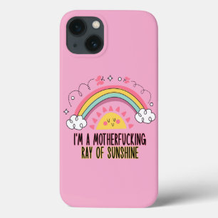 Ich bin eine Mutter, die das Sonnenscheinhandtuch- Case-Mate iPhone Hülle