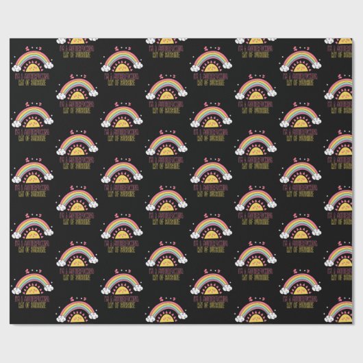 Ich bin eine Mutter, die das Sonnenscheinhandtuch- Geschenkpapier (Flach)