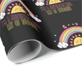 Ich bin eine Mutter, die das Sonnenscheinhandtuch- Geschenkpapier (Rolleneckpunkt)