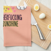 Ich bin eine Mutter, die das Sonnenscheinhandtuch- Geschirrtuch (Viertel Falte)