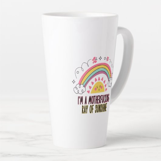 Ich bin eine Mutter, die das Sonnenscheinhandtuch- Milchtasse (Rechte Ecke)