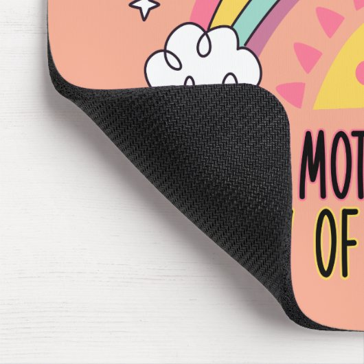 Ich bin eine Mutter, die das Sonnenscheinhandtuch- Mousepad (Ecke)