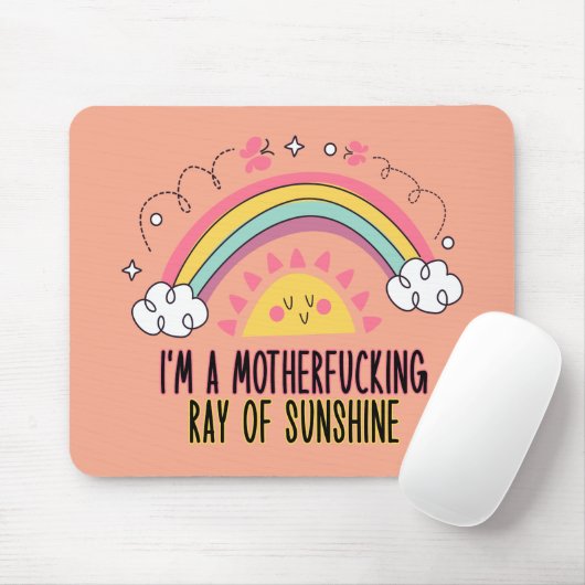 Ich bin eine Mutter, die das Sonnenscheinhandtuch- Mousepad (Mit Mouse)