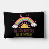 Ich bin eine Mutter, die das Sonnenscheinhandtuch- Zubehörtasche (Rückseite)