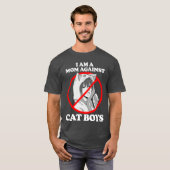 Ich bin eine Mutter gegen Cat Boys-Geschenk T-Shirt (Vorne ganz)