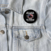 Ich bin eine Mutter, Oma und Veteran, nichts ersch Button (Beispiel)