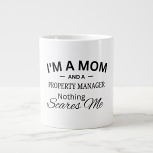Ich bin eine Mutter und eine Immobilienverwalterin Jumbo-Tasse