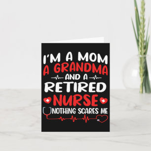 Ich bin eine Mutter und eine Oma und pensionierte  Karte