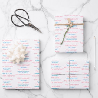 "Ich bin eine Mutti" Geschenkpapier – Love Island Set
