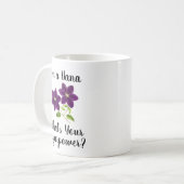 Ich bin eine Nana, was ist deine Supermacht? Best  Kaffeetasse (Vorderseite Links)