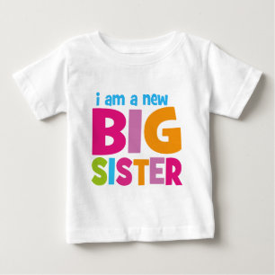 Ich bin eine neue große Schwester Baby T-shirt