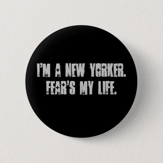 Ich bin eine New Yorker. Button (Vorderseite)