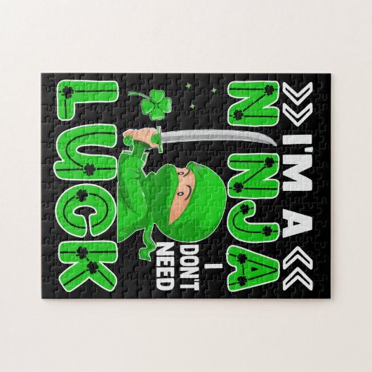 Ich bin eine Ninja, die ich nicht zum Glück des St Puzzle (Horizontal)