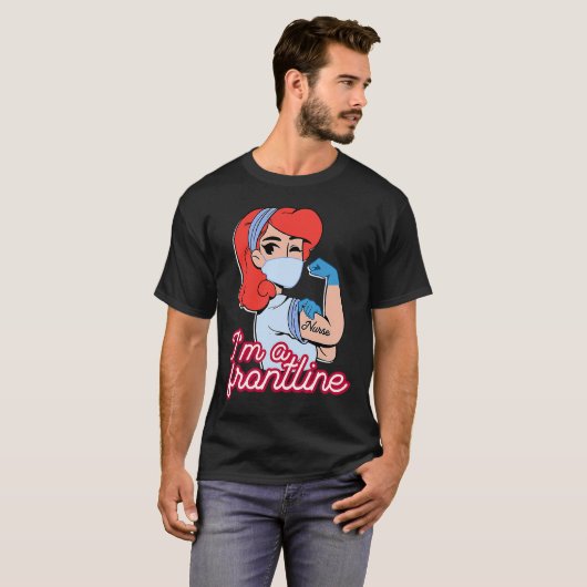 Ich bin eine Nurse-Frontfrau T-Shirt (Vorne ganz)